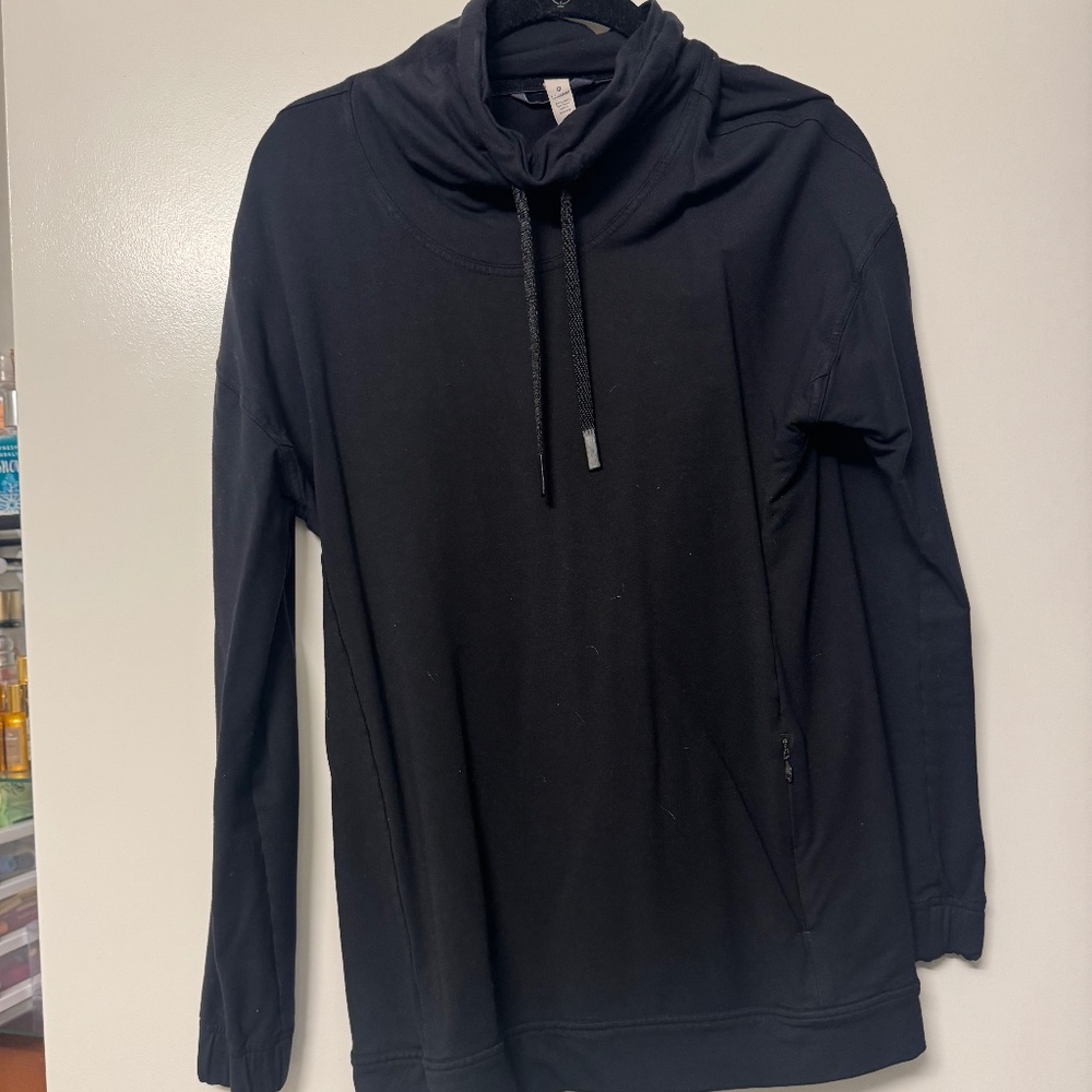 Lululemon Black Cowlneck Sweatshirt